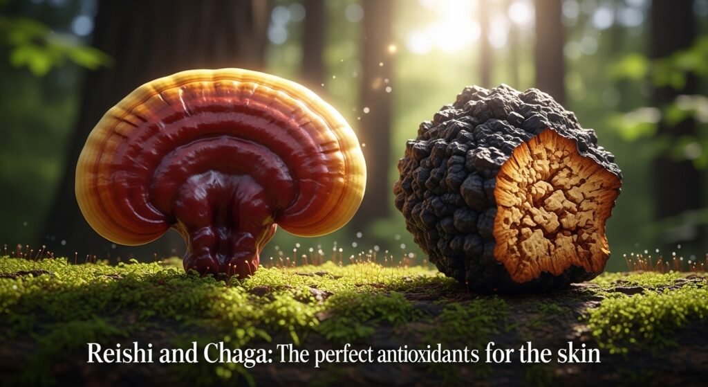 Reishi y Chaga: ¿Los Antioxidantes Definitivos contra el Envejecimiento de la Piel?
