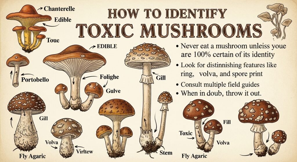 Hongos tóxicos y venenosos: el delicado equilibrio entre belleza y peligro