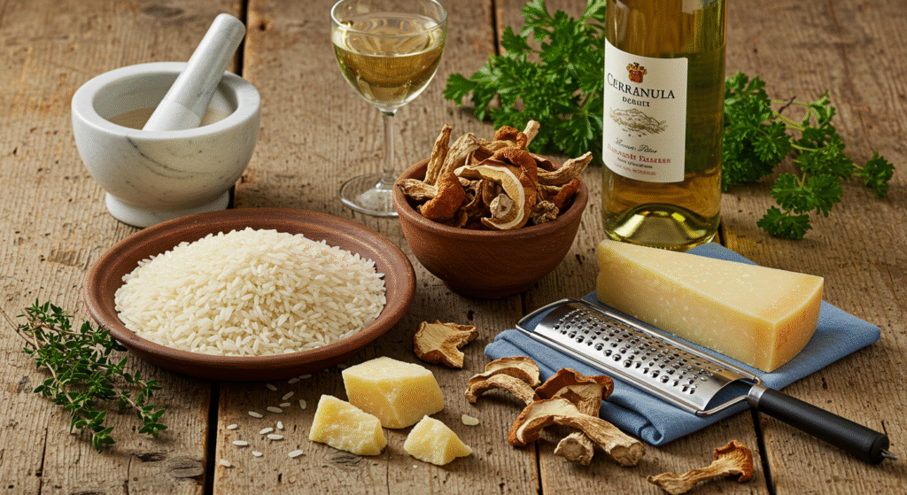 Risotto Cremoso de Boletus y Parmesano